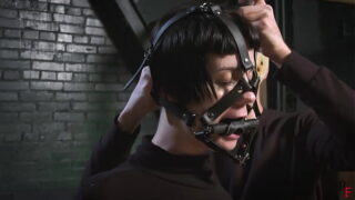 Bondage session with Vesna Red ropes  strappado hogtie dominate