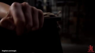 Squating slave elenie bound and vibed